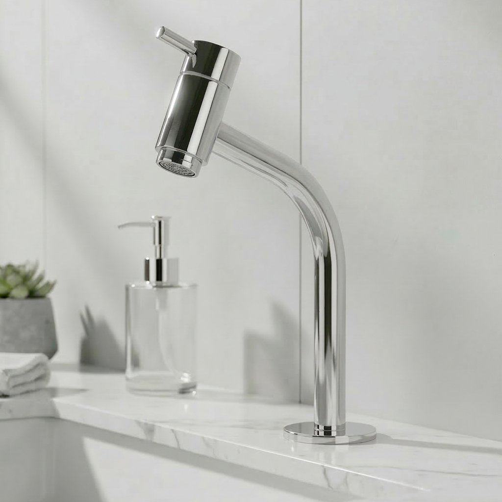Torneira Lavatório Lorenzetti Swan 1192 C42 Bancada Cromada | Copalux