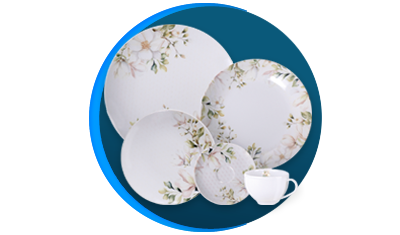 aparelho de jantar tramontina magnolia em porcelana decorada 20 pecas descricao 01