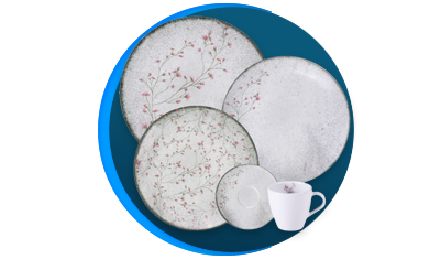 aparelho de jantar tramontina floralis em porcelana decorada 20 pecas descricao 01