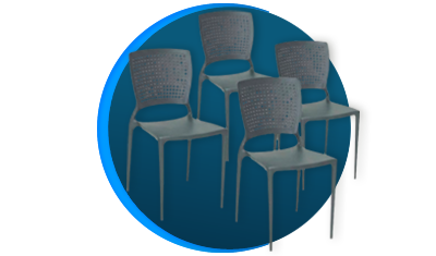 kit 4 cadeiras tramontina safira em polipropileno e fibra de vidro 92048007 grafite descricao 01