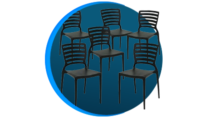 kit 6 cadeiras tramontina sofia com encosto vazado em polipropileno e fibra de vidro 92237009 preta2