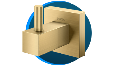 cabide docol square 388372 docolchroma ouro escovado5