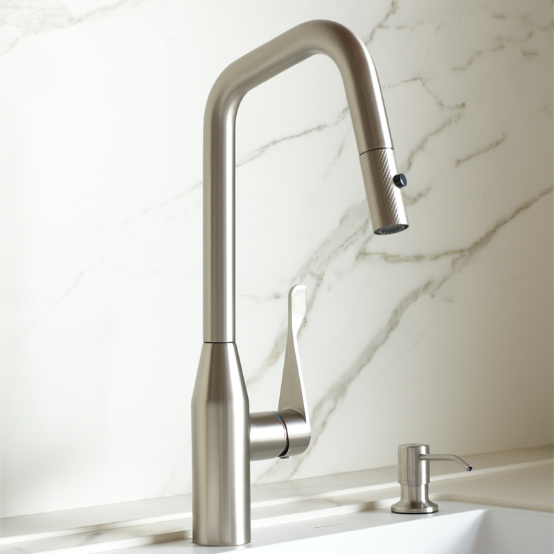Misturador Monocomando Cozinha DeBacco 700 Aço Inox Nickel