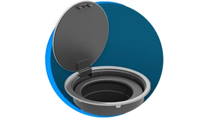 lixeira tramontina clean round click 94518006 embutir 5l redonda inox descricao 02