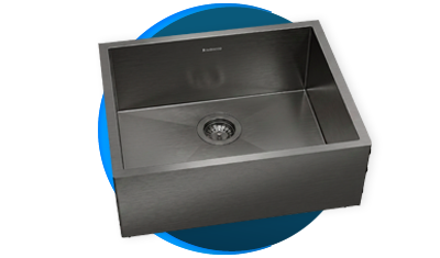 cuba farm sink debacco primaccore 500 pvd grey 580x445mm descricao 01