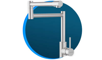 misturador monocomando tramontina flexion 94520026 aco inox com bica articulada descricao 01